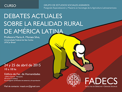 CURSO "DEBATES ACTUALES SOBRE LA REALIDAD RURAL DE AMÉRICA LATINA"