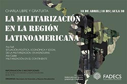 LA MILITARIZACIÓN ENLA REGIÓN LATINOAMERICANA