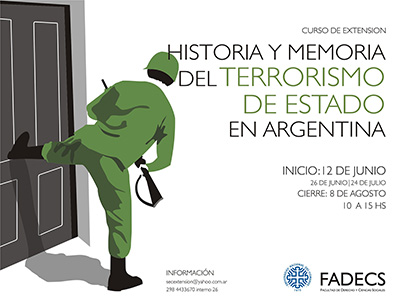 CURSO DE EXTENSIÓN "HISTORIA Y MEMORIA DEL TERRORISMO DE ESTADO EN ARGENTINA"