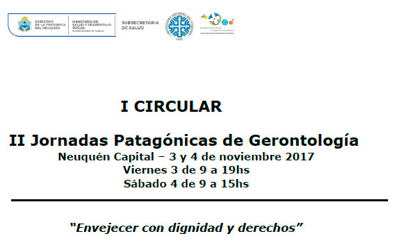 SEGUNDAS JORNADAS PATAGÓNICAS DE GERONTOLOGÍA