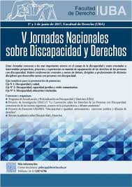 V JORNADAS NACIONALES SOBRE DISCAPACIDAD Y DERECHOS