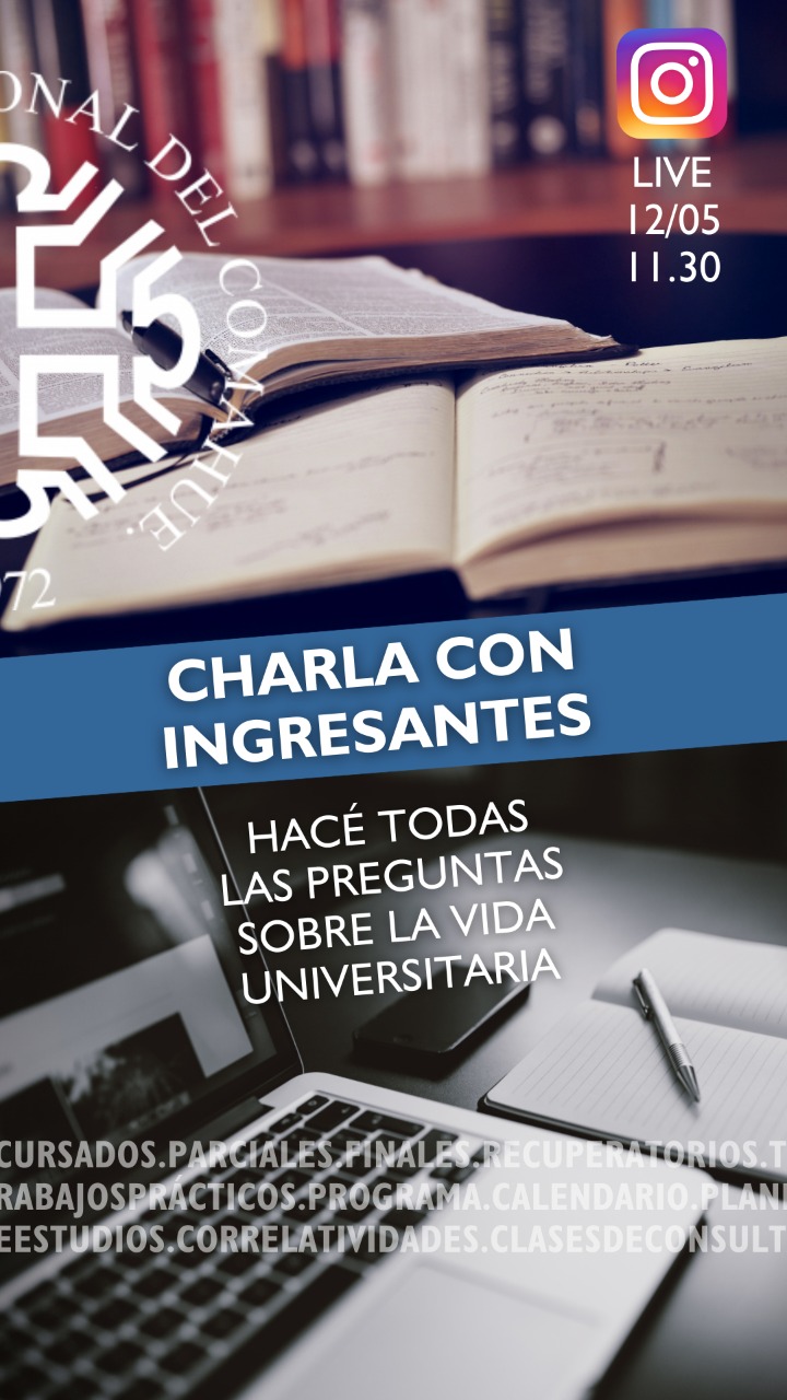 CHARLA CON INGRESANTES