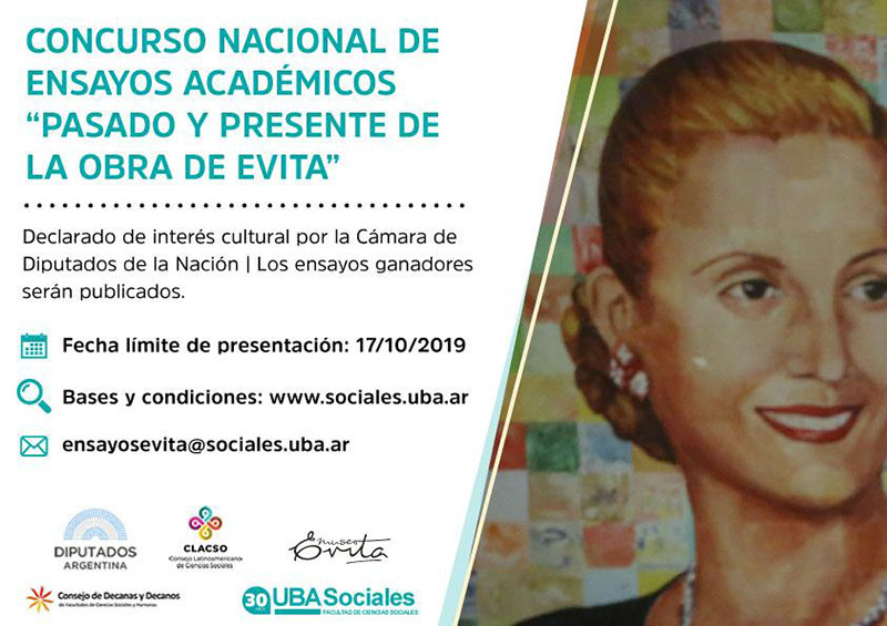 CONCURSO NACIONAL DE ENSAYOS ACADÉMICOS "PASADO Y PRESENTE DE LA OBRA DE EVITA"