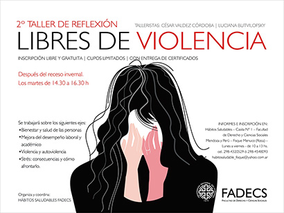 TALLER DE REFLEXIÓN “LIBRES DE VIOLENCIA”