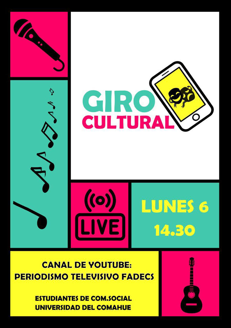 GIRO CULTURAL, DEL ESCENARIO A LA PANTALLA