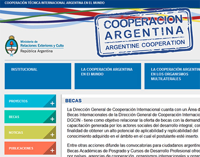 CONVOCATORIA PROGRAMA DE BECAS DE COOPERACIÓN HORIZONTAL 2016