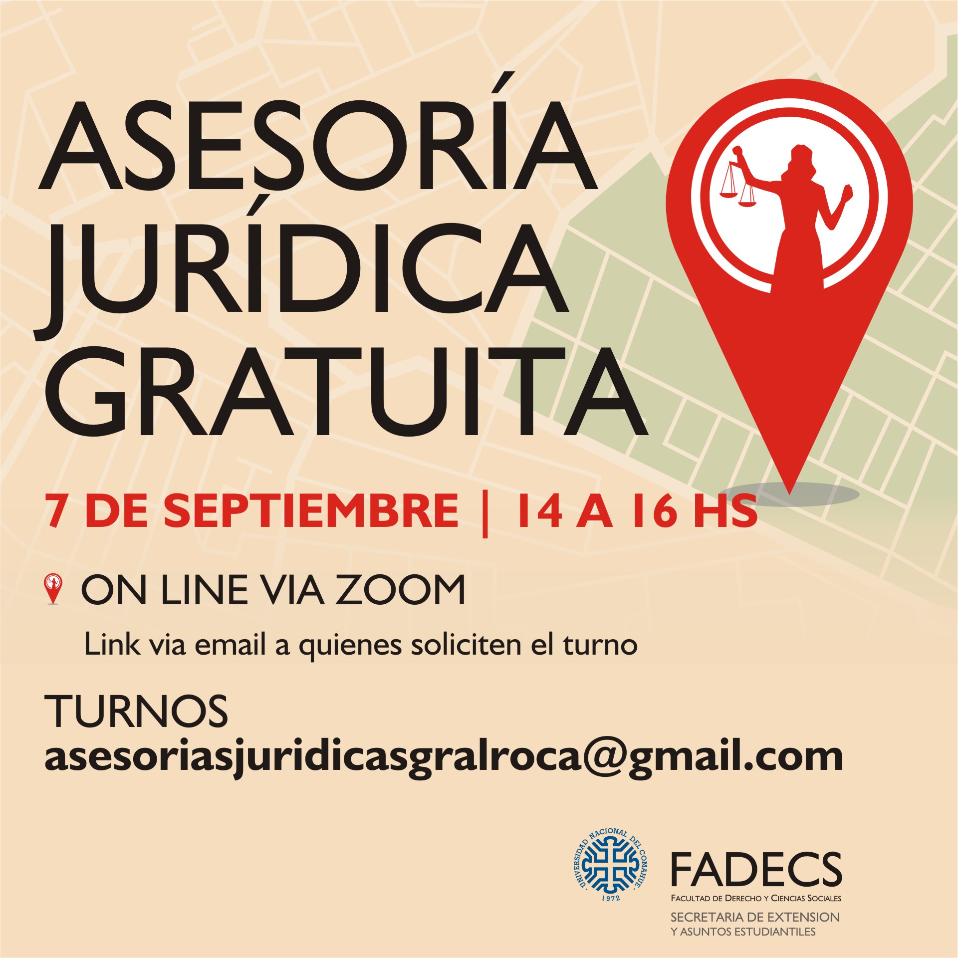 ASESORÍA JURÍDICA GRATUITA DE LA FADECS-UNCOMA