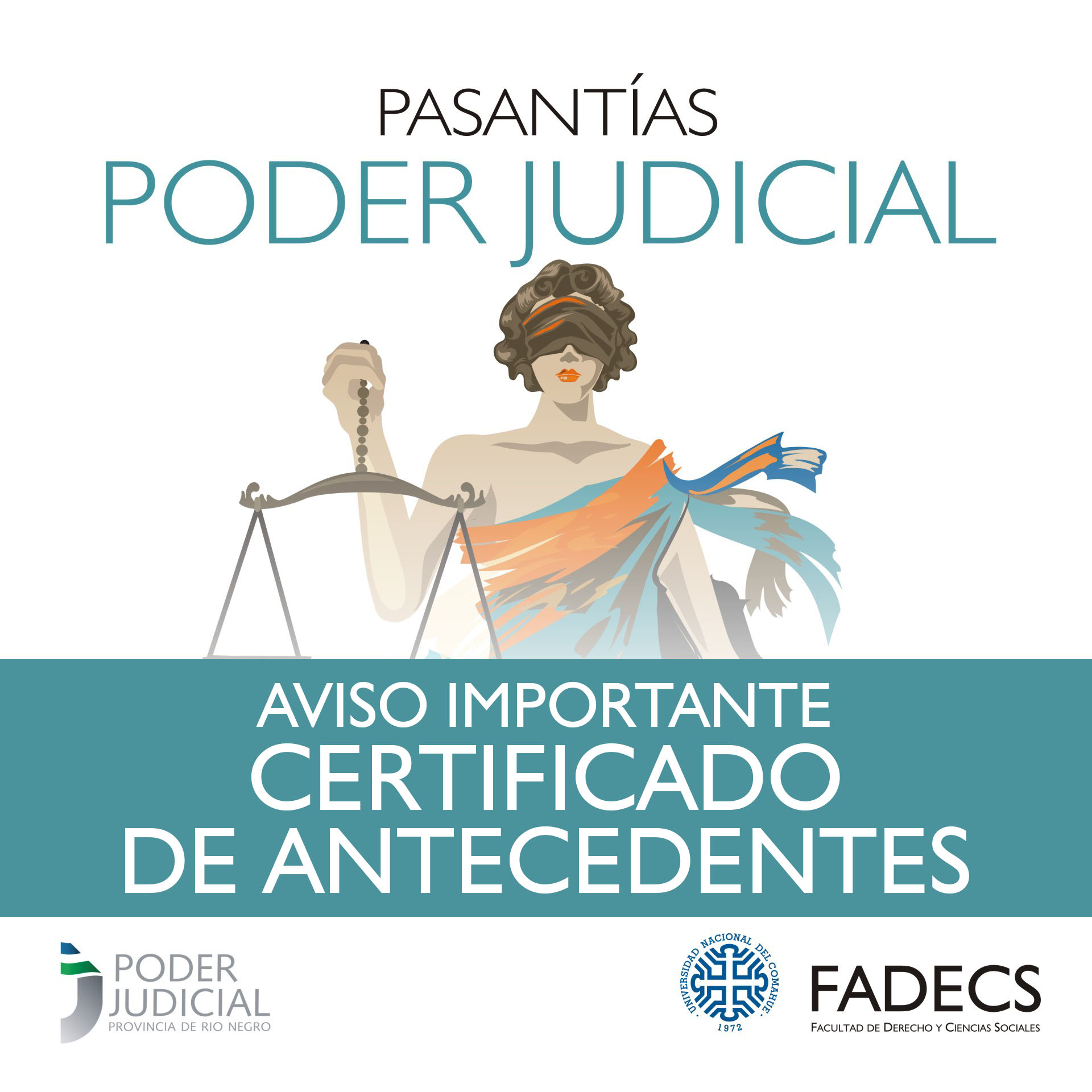 PASANTES DEL PODER JUDICIAL QUE ADEUDAN CERTIFICADO DE ANTECEDENTES