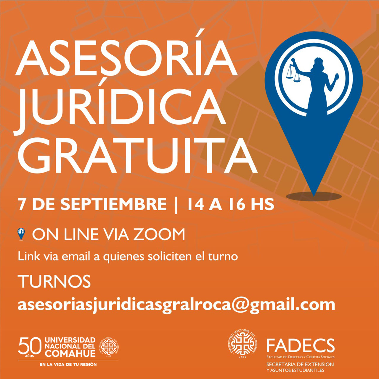 ASESORÍA JURÍDICA GRATUITA DE LA FADECS-UNCOMA