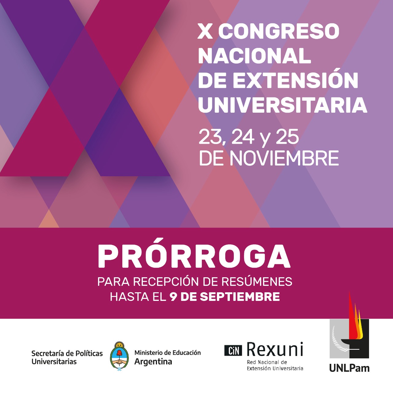 X CONGRESO NACIONAL DE EXTENSIÓN UNIVERSITARIA