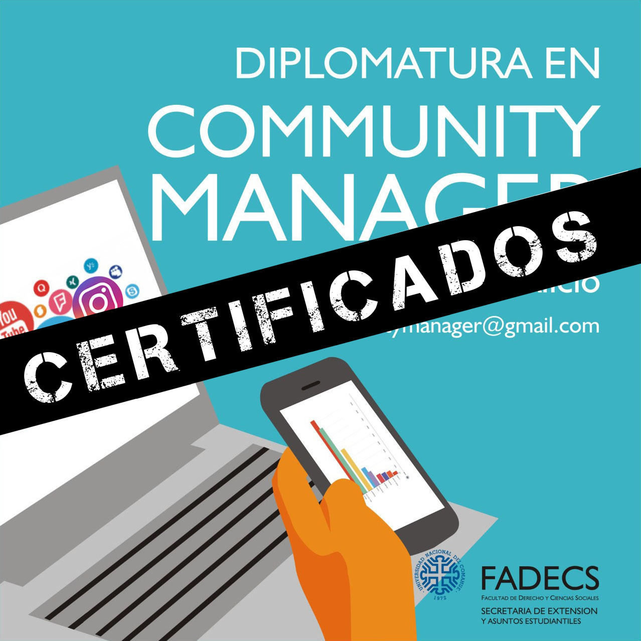 ENTREGA DE CERTIFICADOS DIPLOMATURA EN COMMUNITY MANAGER