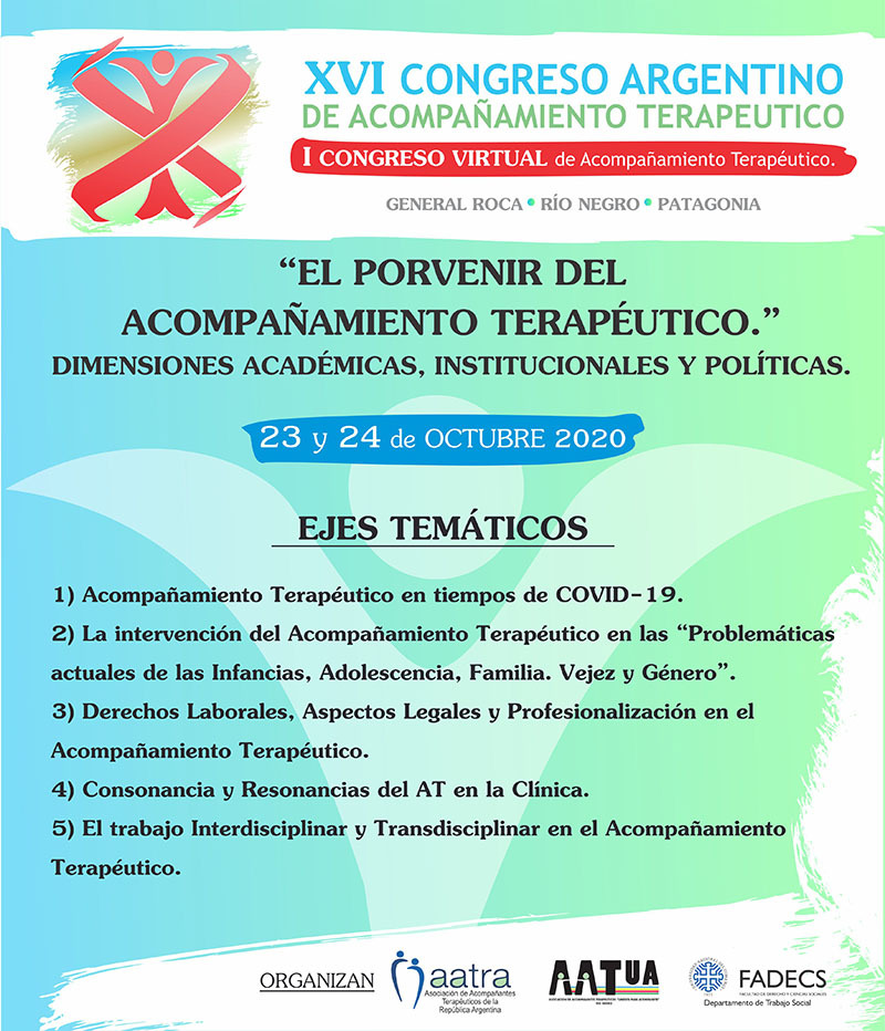 I CONGRESO VIRTUAL DE ACOMPAÑANTES TERAPÉUTICOS