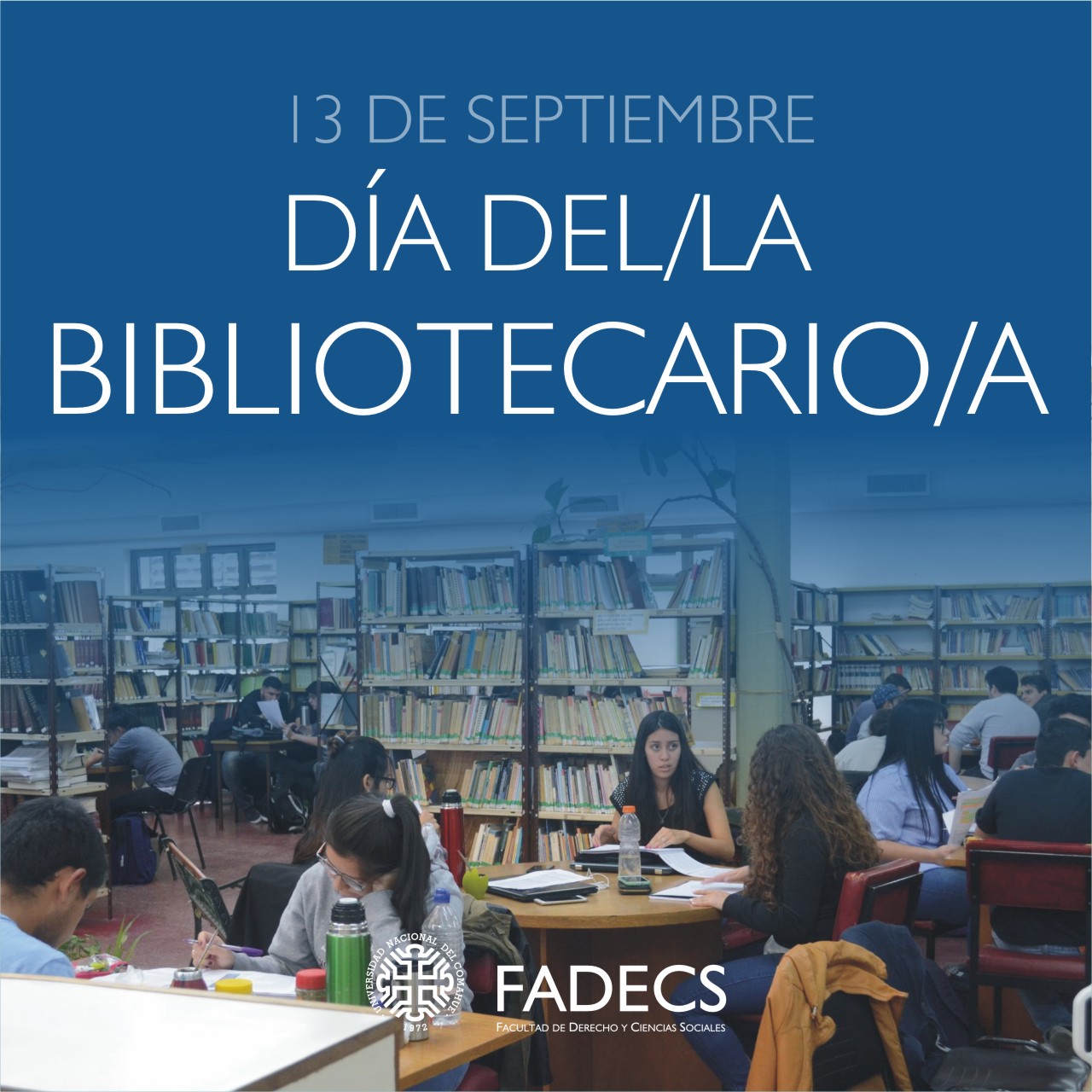 DÍA DEL/LA BIBLIOTECARIO/A - 13 DE SEPTIEMBRE