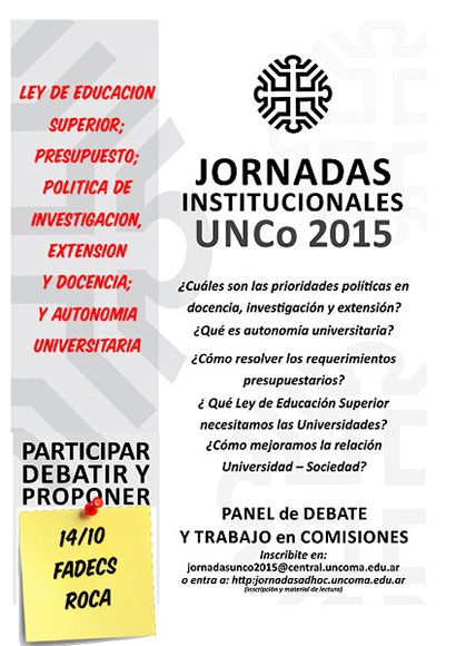 DECLARACIÓN DE LA FADECS SOBRE JORNADA INSTITUCIONAL DE DEBATE DE LA LES