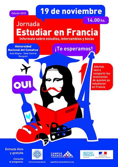 LLEGA LA JORNADA "¡ESTUDIAR EN FRANCIA A LA UNCO!"