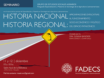 SEMINARIO "HISTORIA NACIONAL - HISTORIA REGIONAL"