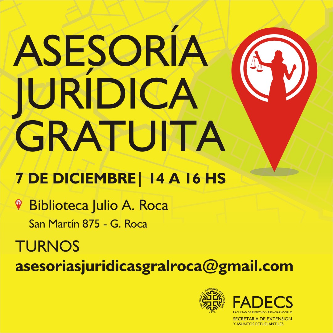 ASESORÍA JURÍDICA GRATUITA DE LA FADECS-UNCOMA